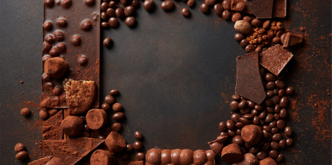 O chocolate na perfumaria