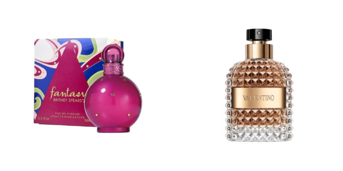 Dois perfumes achocolatados
